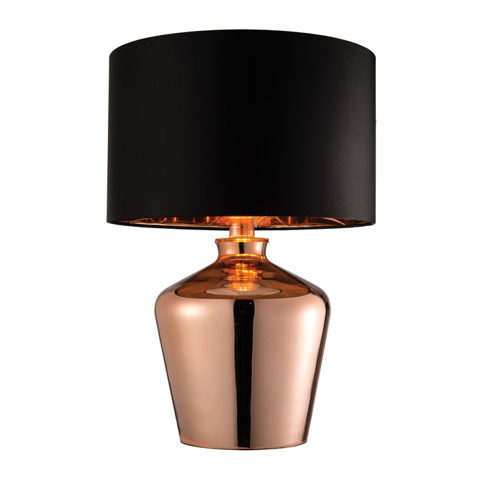 Waldorf Lamp in Black & Copper