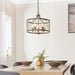 Heston Gothic Black & Bronze Metal Pendant Ceiling Light