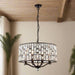 Belle 8-Light Pendant with Clear Crystal Accents