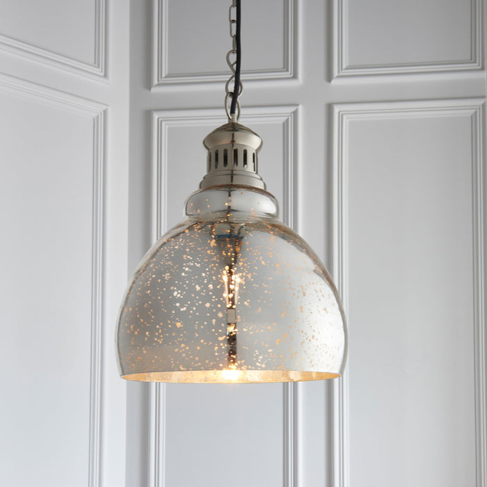 Darna Distressed Glass Ceiling Pendant Light