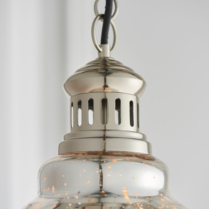 Darna Distressed Glass Ceiling Pendant Light