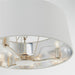 Harvey Pendant Light in Bright nickel / vintage white