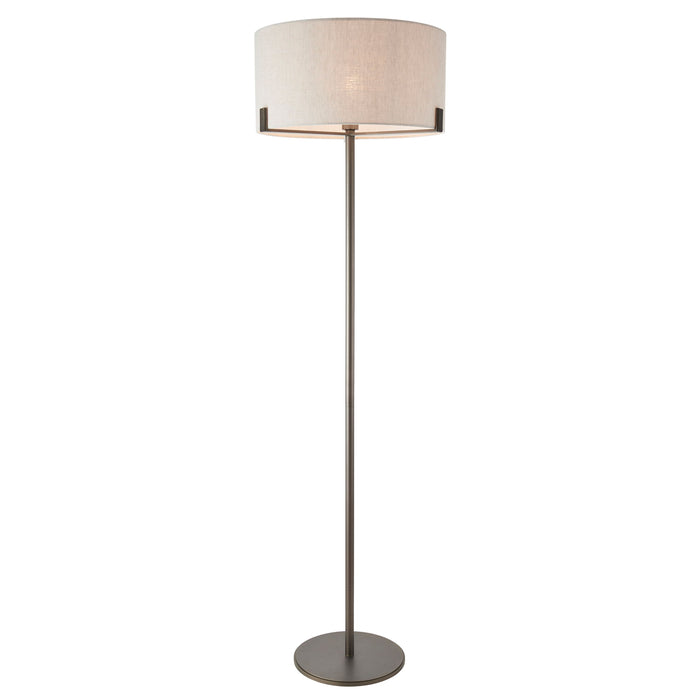 Hayfield Bronzed Plated Metal Floor Lamp ( Due Back In 13/12/24 )