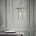 Hurst Ceiling Pendant with Adjustable Height and Bright Nickel Finish