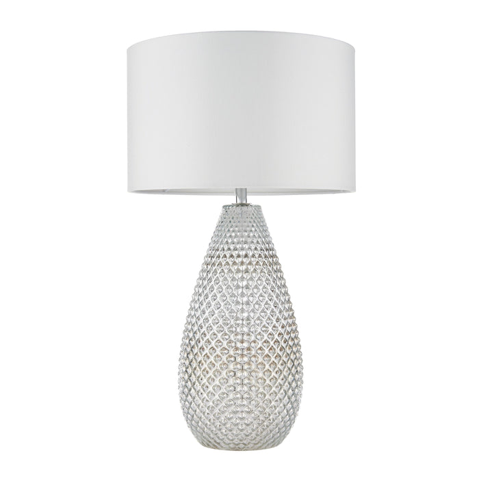 Livia Lamp in Vintage White / Silver Mercury