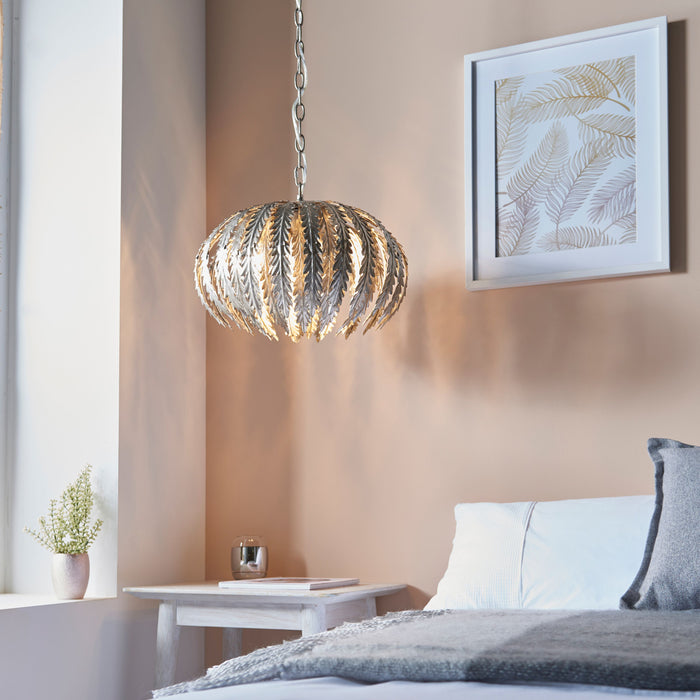 Delphine Pendant Light in Silver