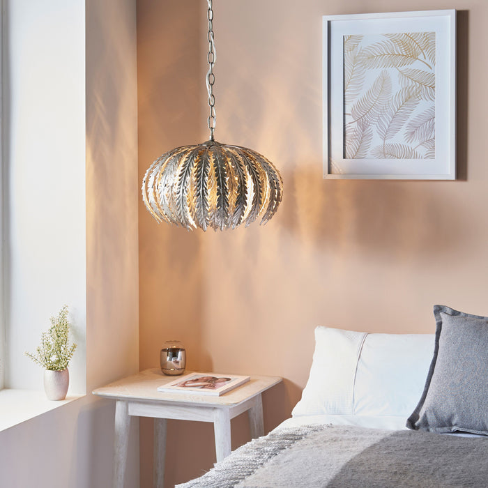 Delphine Pendant Light in Silver