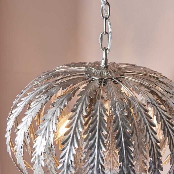 Delphine Pendant Light in Silver