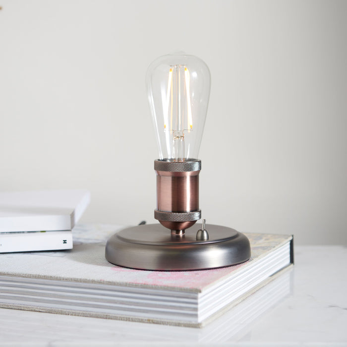 Hal Base Table Lamp Aged Copper