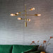 Rubens 6 Pendant Light Brushed Brass