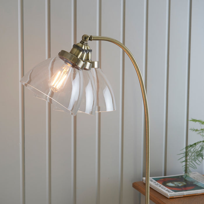 Hansen Antique Brass Floor Lamp ( Due Back In 23/11/24 )