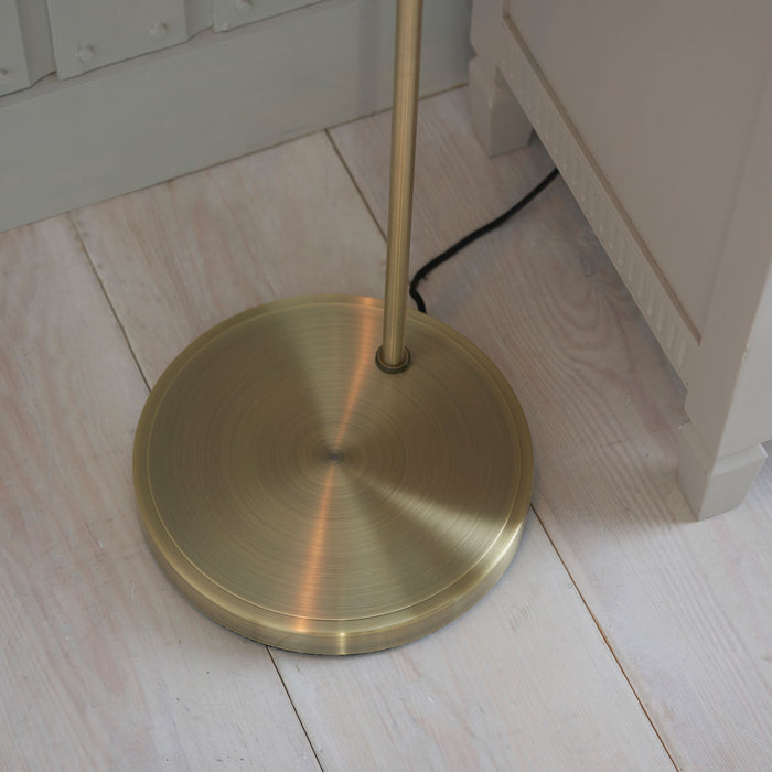 Hansen Antique Brass Floor Lamp ( Due Back In 23/11/24 )