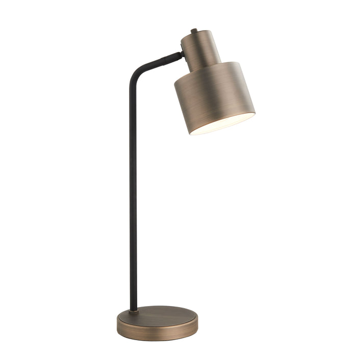 Mayfield Table Lamp in Antique Bronze / Black