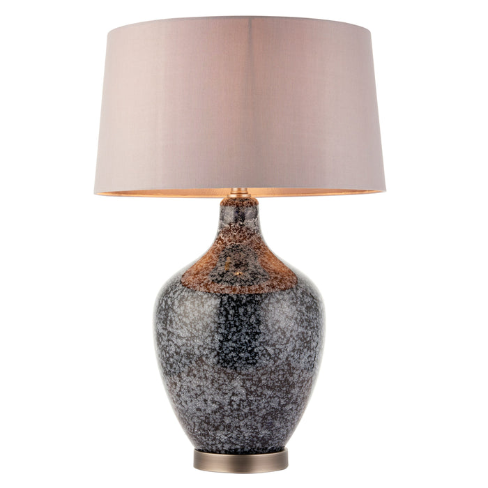 Ilsa Table Lamp Grey Black