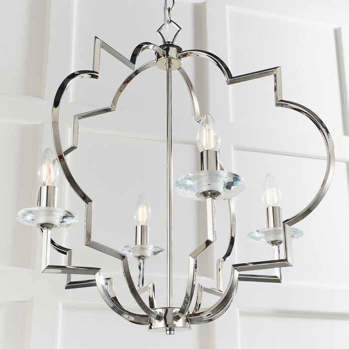 Garland Chrome 4 Pendant Ceiling Light