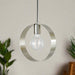 Single Pendant Light with Brushed Nickel Finish