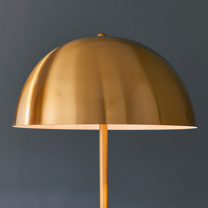 Nova Lamp Floor in Antique Brass / Gloss White