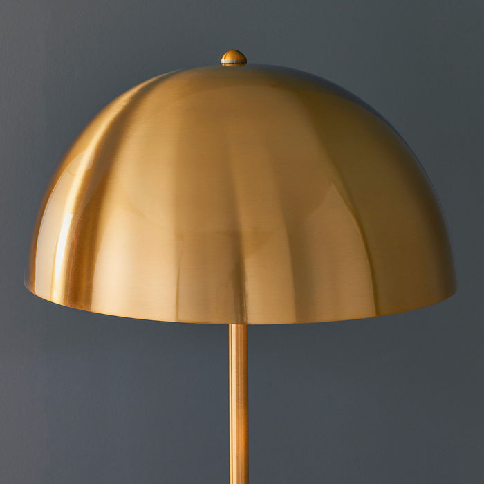 Nova Lamp Floor in Antique Brass / Gloss White