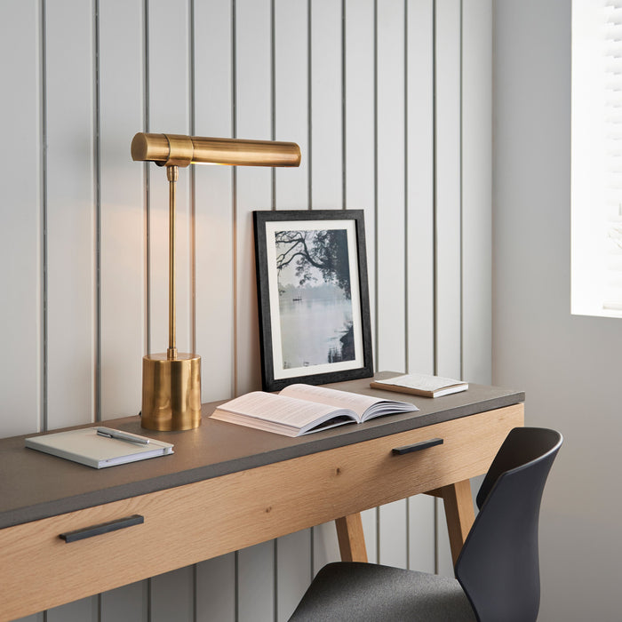 Hiero Gold Metal Desk / Table Lamp