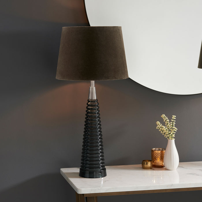 Naia Table Light in Grey / Mocha