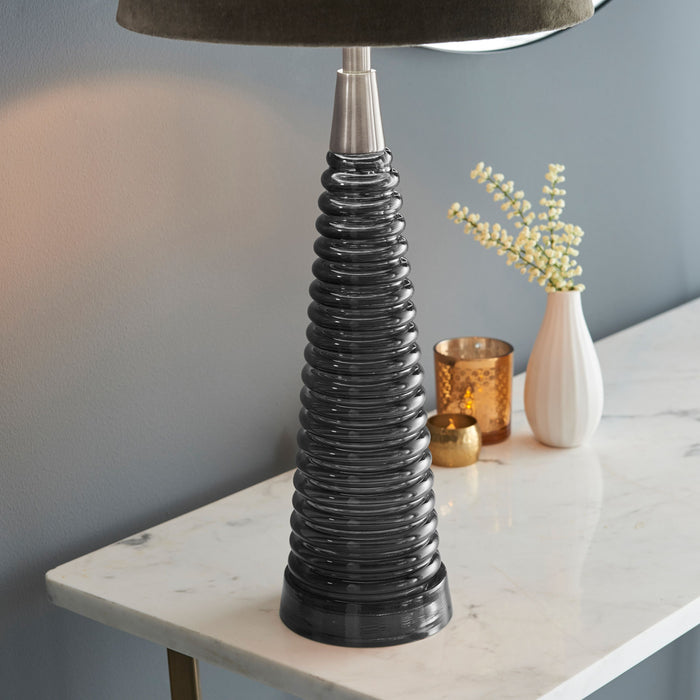 Naia Table Light in Grey / Mocha