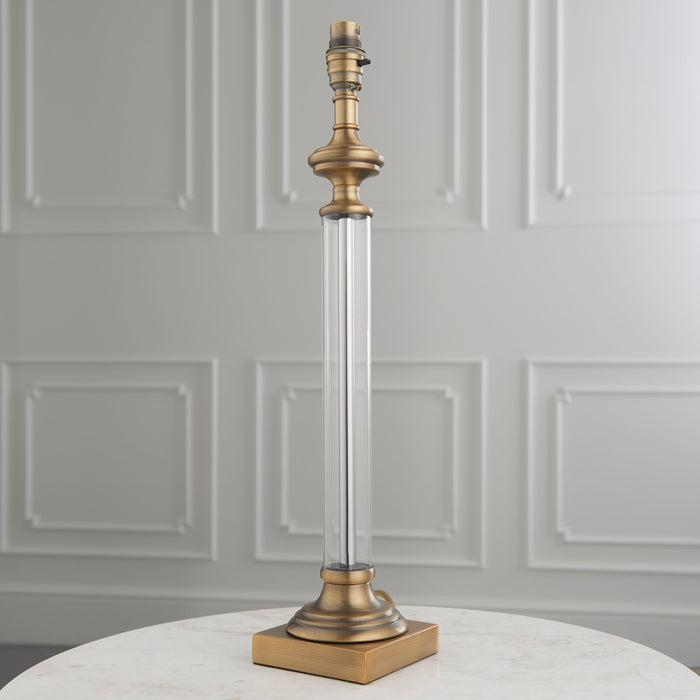 Avebury Antique Brass Table Lamp Base