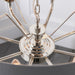 Highclere 8 Pendant in Charcoal / Nickel