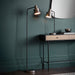 Mayfield Table Lamp in Brushed Silver / Matt Black