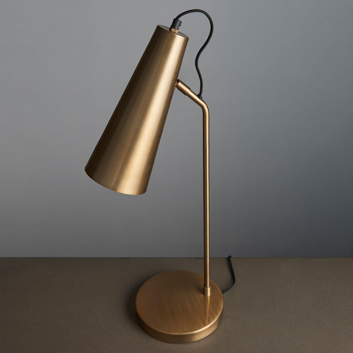 Karna Desk / Table Lamp, Antique Gold