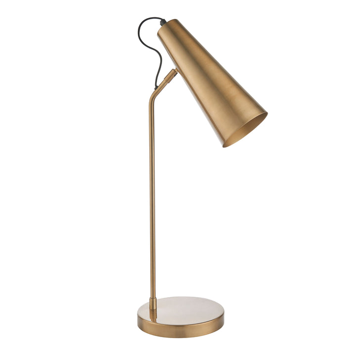 Karna Desk / Table Lamp, Antique Gold