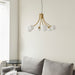 Bloom Brushed Brass Ceiling Light Pendant