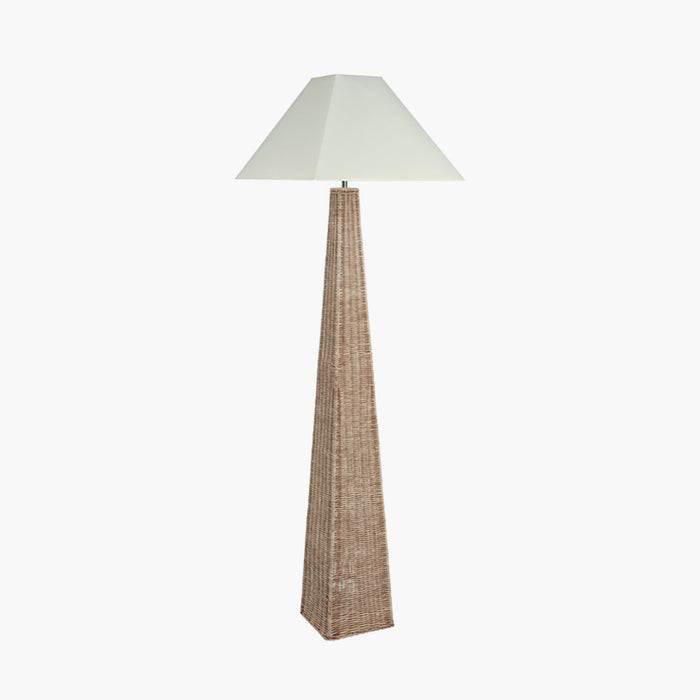 Seacomb Rattan Pyramid Floor Lamp Base