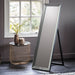 Matilde Floor Mirror in Silver