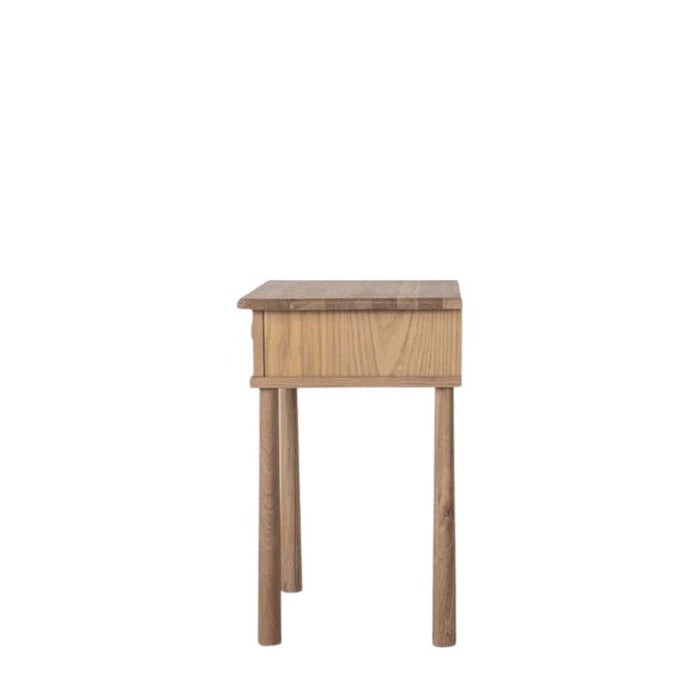 Oslo Modern Scandi Natural Oak Bedside Table with Drawer - Minimalist Bedroom Accent