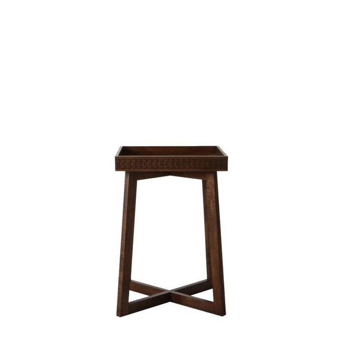 Marrakesh Brown Mango Wood Side Table / Bedside Table