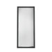 Matilde Metal Floor Mirror, Large, Rectangular Frame, Black