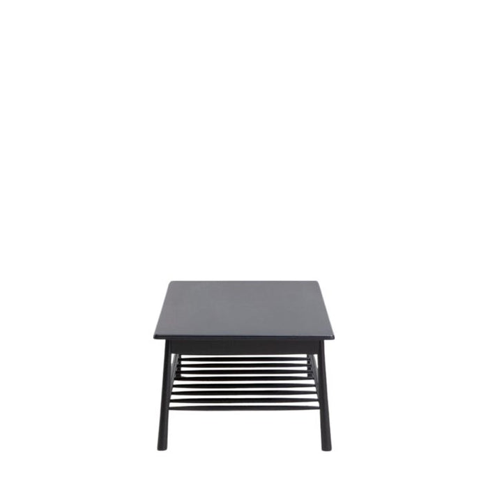 Oslo Modern Scandi Black Oak Coffee Table ( Due In 29/11/24 )