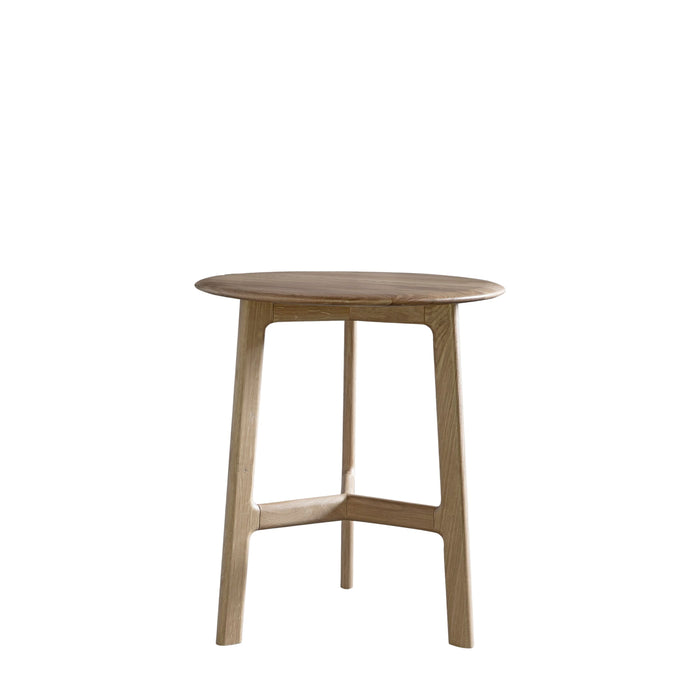 Naples Side Table, Solid Oak