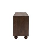 Havana Contemporary Walnut 4 Door Sideboard