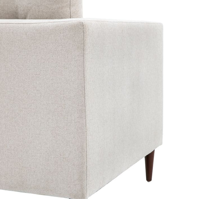 Charlesville Modern Natural Fabric 2 Seater Sofa