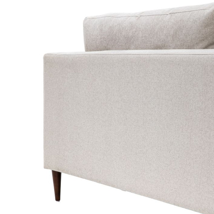 Charlesville Modern Natural Fabric 2 Seater Sofa