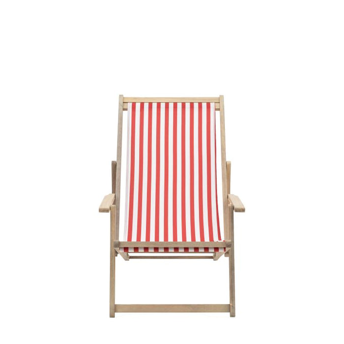 Red Stripe Deck Chair