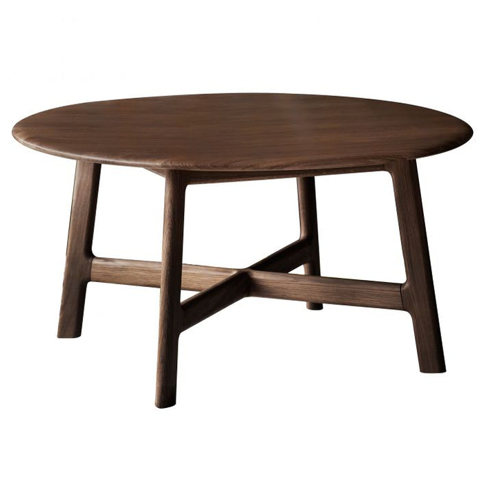 Naples Coffee Table, Solid Walnut, Round