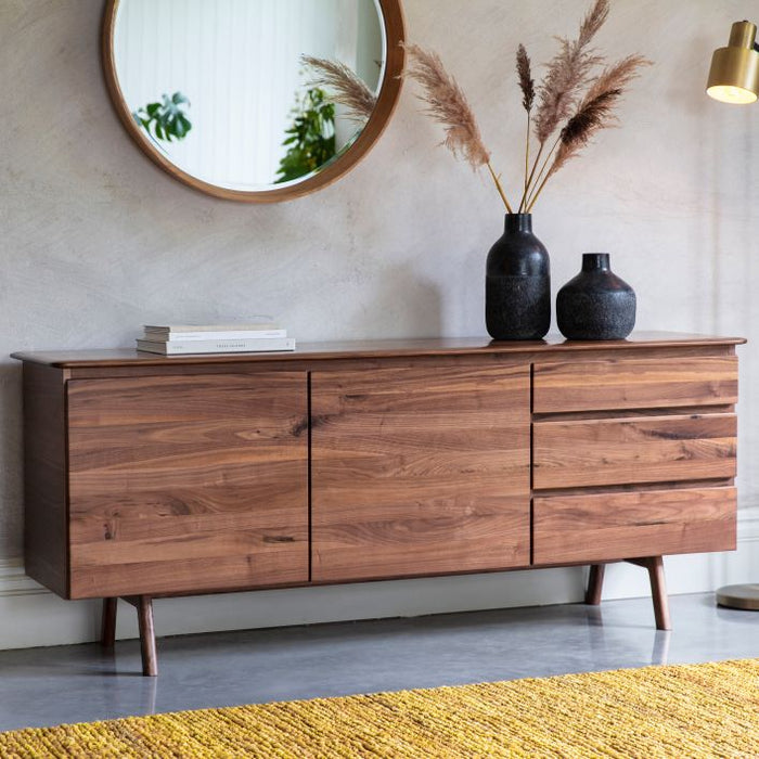 Naples Sideboard, Walnut, 2 Door, 3 Drawer