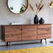 Naples Sideboard, Walnut, 2 Door, 3 Drawer