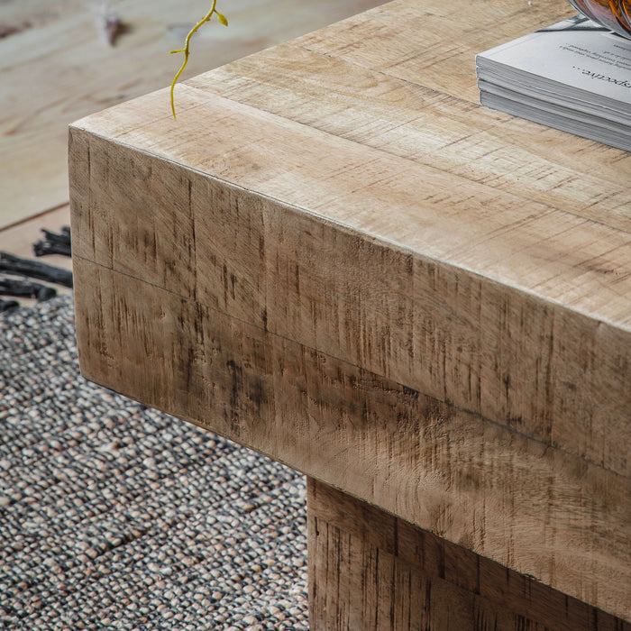 Kashmir Coffee Table, Natural, Mango Wood