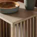 Hayami Side Table, Weathered, Natural Mindi Ash, Square Top