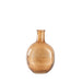 Burwell Bottle Glass Vase, Brown, small