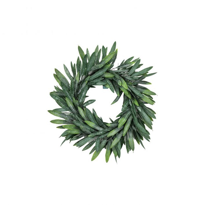 Artificial Eucalyptus Wreath, Dusky Green