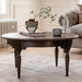 Cristina Coffee Table, Dark Wood, Round Top 